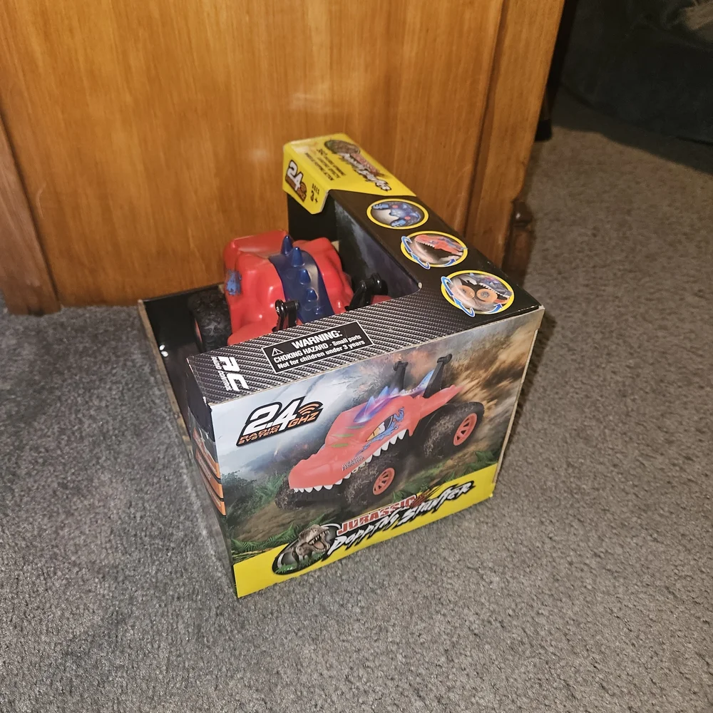RC Monster Truck Toy - Red - Picture 3 of 4